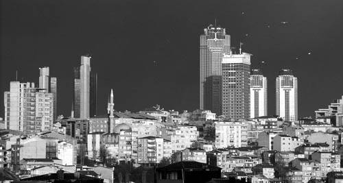 bir İstanbul manzarası 